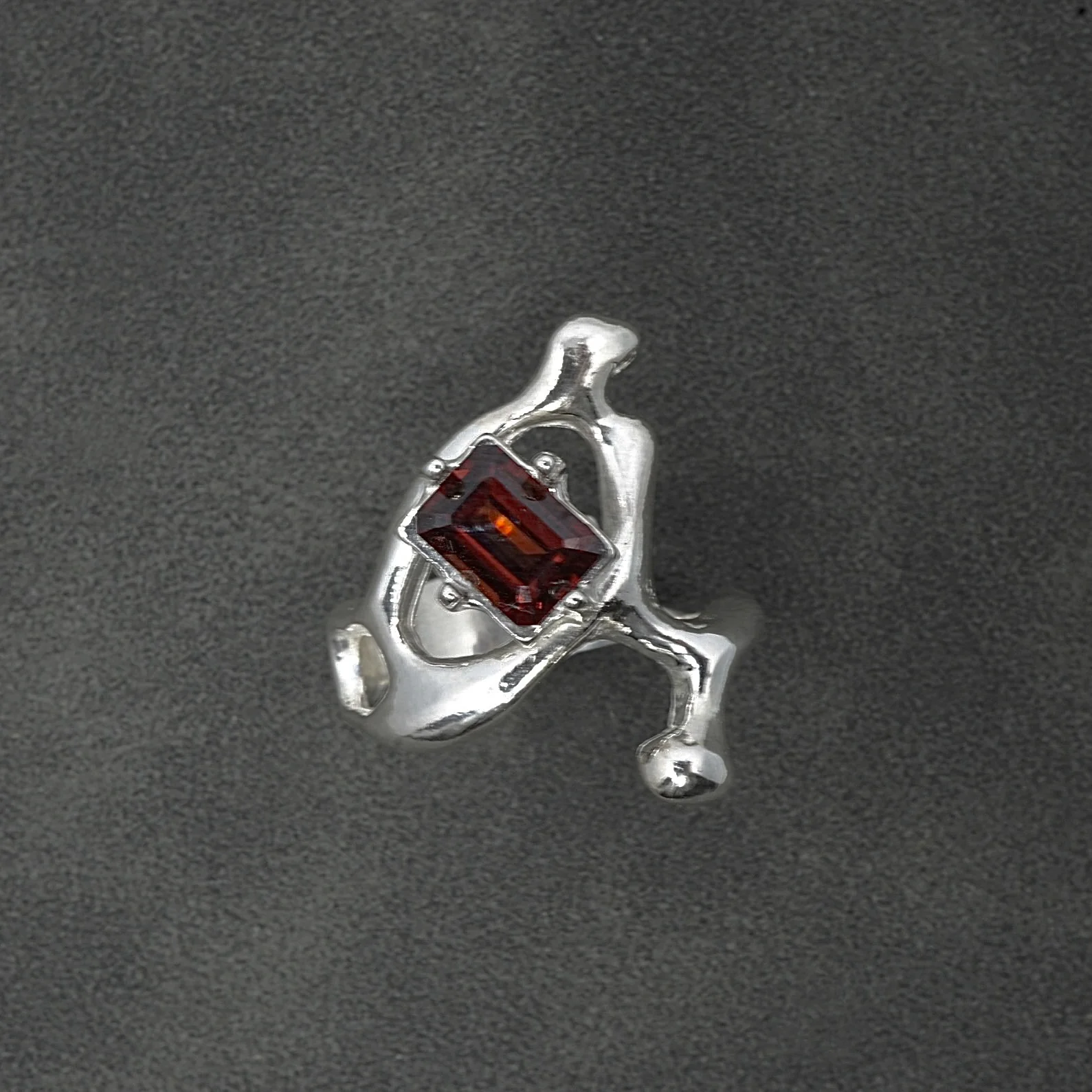 002 ALIEN RING - more gemstones available - Image 4