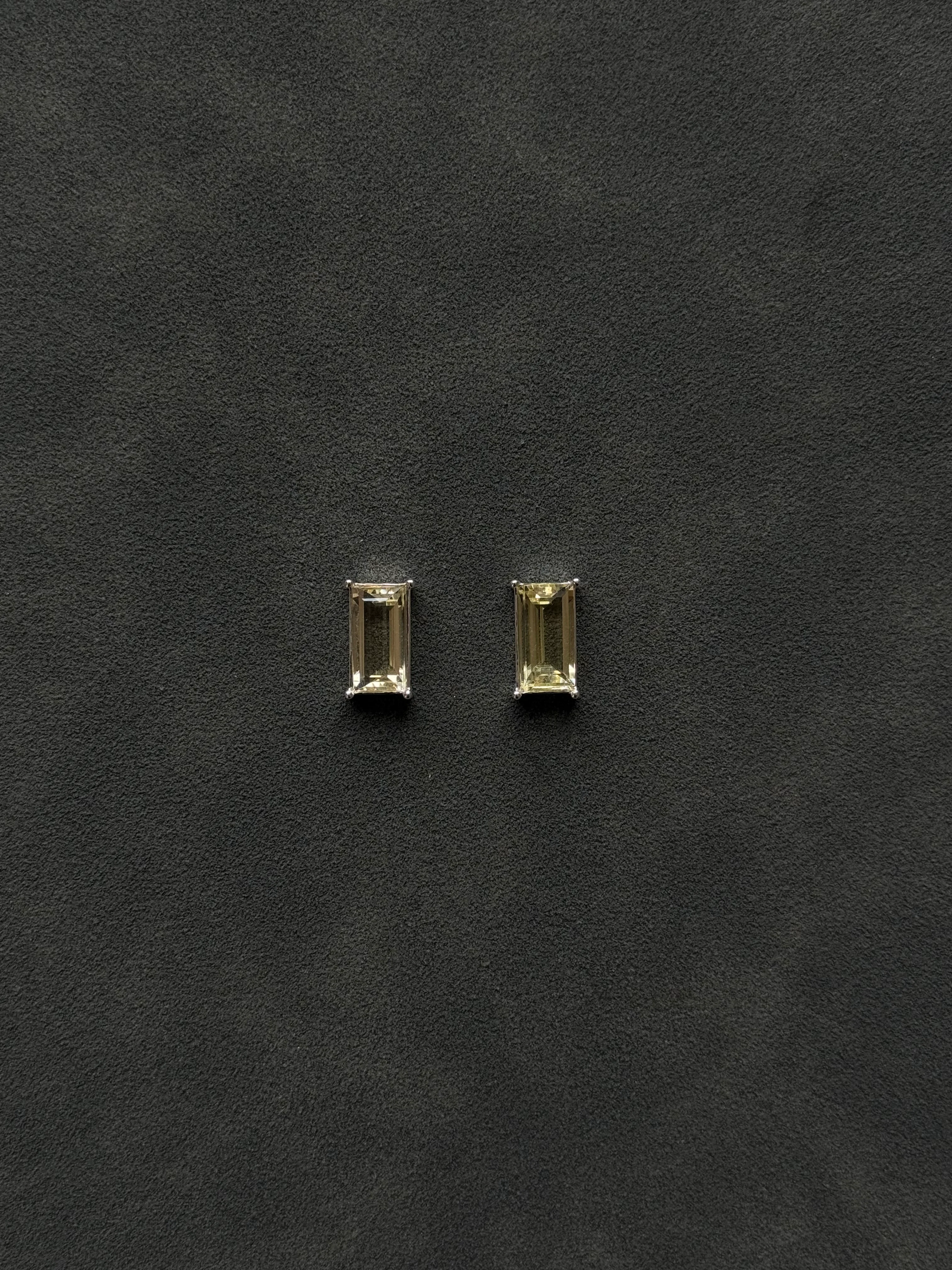 LARGE BAGUETTE STUDS- more stones available - Image 5