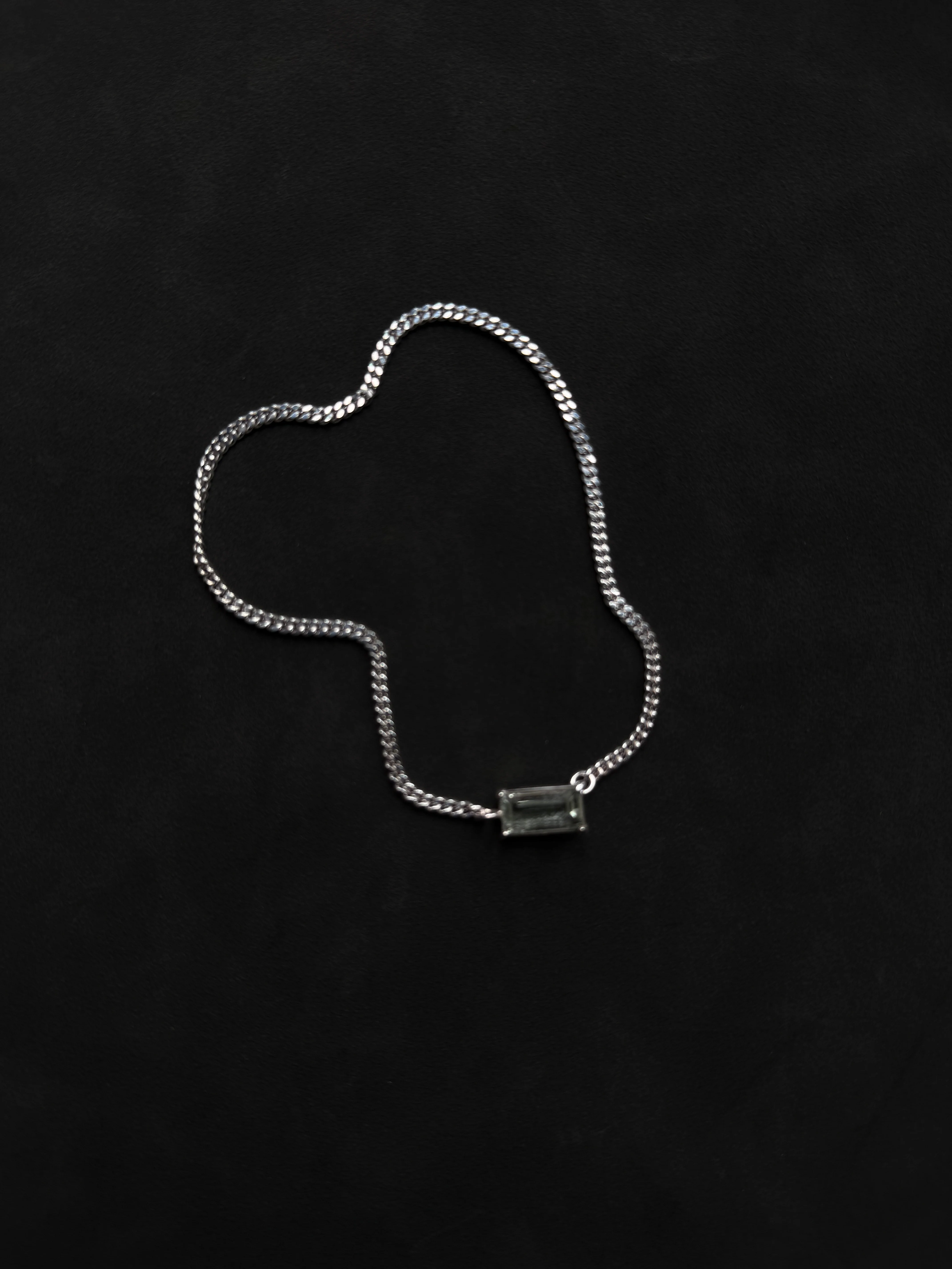 GREEN QUARTZ ANKLET